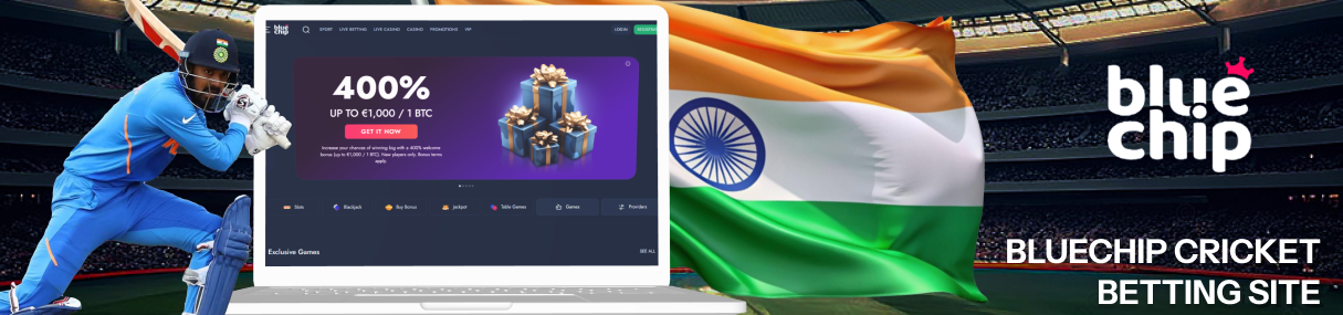 BlueChip is one of the newest online betting sites