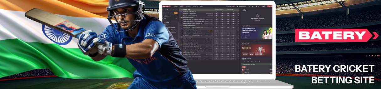 Batery is a perfect choice for online betting on cricket in 2025