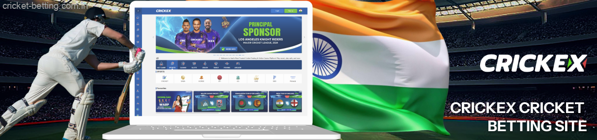 Crickex is a licensed site with a focus on cricket bettors